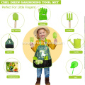 Isunpro Children Gardening Set Kid's Gardening Gift Apron Kettle for Kids Fishing Net Child Outdoor Gardening Set